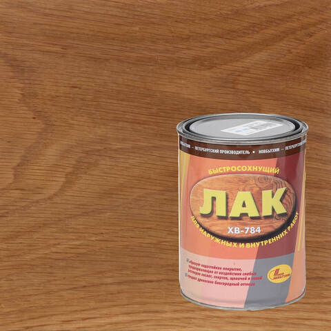 Лак для тонирования и защиты изделий из дерева Новбытхим ХВ-784