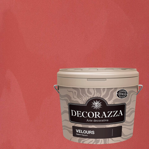 Декоративная штукатурка с эффектом мягкого нежного бархата Decorazza Velours / Декорацца Велюр