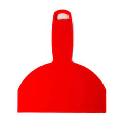 Шпатель-скребок пластиковый красный STMDecor D1141 / СТМДекор