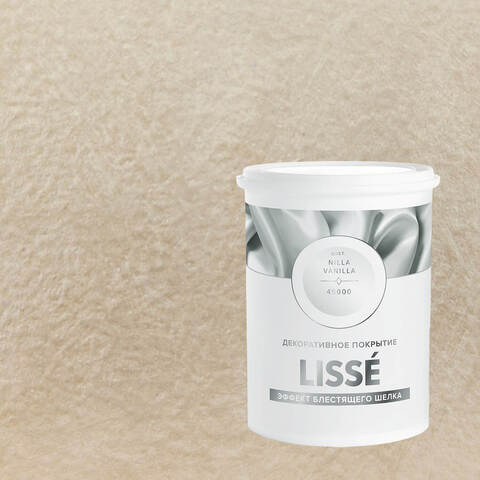 Декоративная штукатурка с эффектом блестящего шелка Vincent Decor Lisse / Винсент Декор Лиссе
