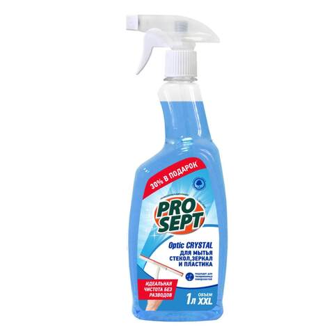 Средство для мытья стекол и зеркал Prosept Optic Crystal / Просепт Оптик Кристал
