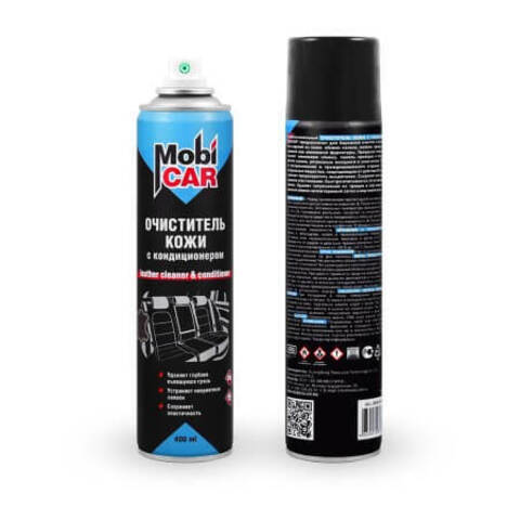 Очиститель кожи с кондиционером MobiCAR / Мобикар