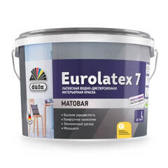 Краска латексная интерьерная Dufa Retail Eurolatex 7 / Дюфа Ритейл Евролатекс