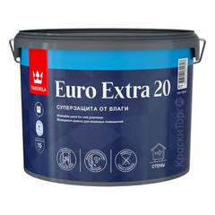 Краска для влажных помещений Tikkurila Euro Extra 20 / Тиккурила Евро Экстра 20 полуматовая