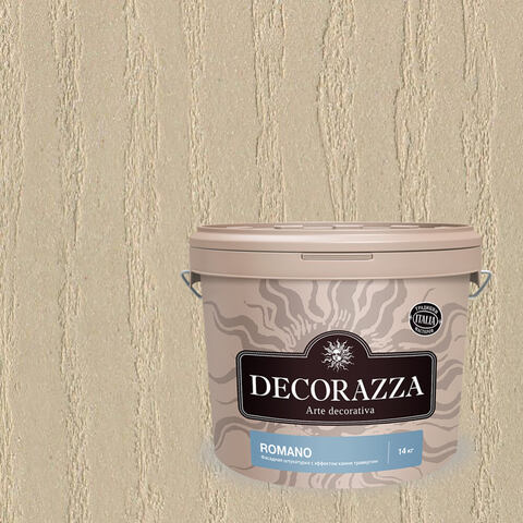 Декоративная штукатурка с эффектом камня травертина Decorazza Romano / Декорацца Романо