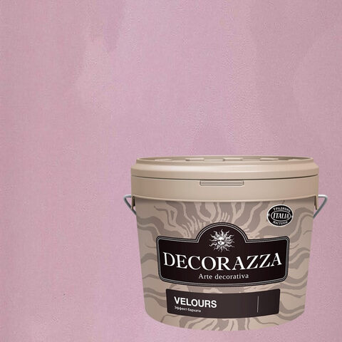 Декоративная штукатурка с эффектом мягкого нежного бархата Decorazza Velours / Декорацца Велюр