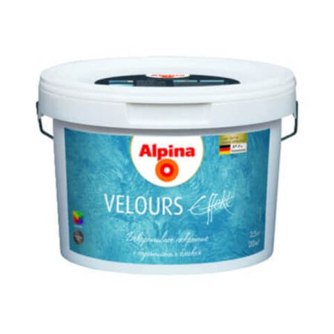 Декоративная штукатурка Alpina Velours Effekt / Альпина Велюр Эффект