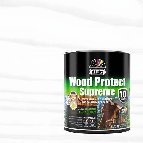 Декоративная высокопрочная пропитка по дереву Dufa Wood Protect Supreme / Дюфа Вуд Протект Суприм
