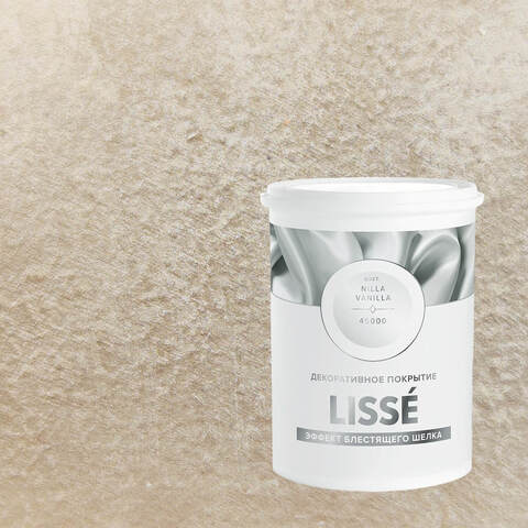 Декоративная штукатурка с эффектом блестящего шелка Vincent Decor Lisse / Винсент Декор Лиссе