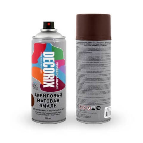 Эмаль акриловая универсальная матовая Decorix / Декорикс