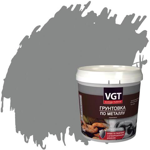 Грунтовка акриловая по металлу антикоррозионная ВД-АК-0301 VGT / ВГТ