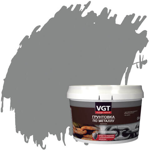 Грунтовка акриловая по металлу антикоррозионная ВД-АК-0301 VGT / ВГТ