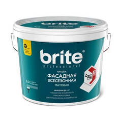 Краска фасадная всесезонная Brite Professional / Брайт Проф матовая