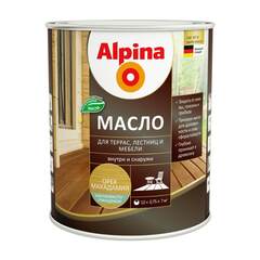 Масло для террас, лестниц и мебели Alpina / Альпина