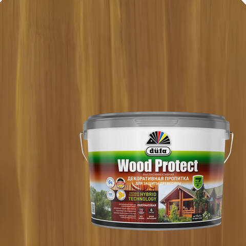 Декоративная пропитка для древесины Dufa Wood Protect / Дюфа Вуд Протект