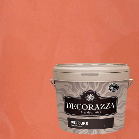 Декоративная штукатурка с эффектом мягкого нежного бархата Decorazza Velours / Декорацца Велюр