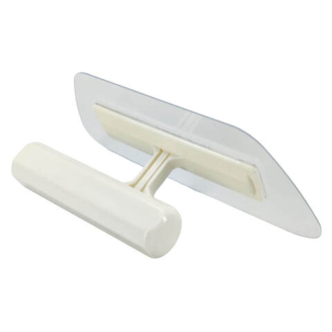 Кельма венецианская пластиковая трапециевидная мягкая прозрачная STMDecor D1159R / СТМДекор