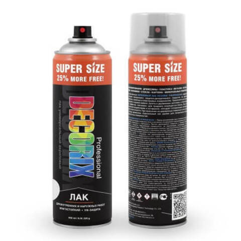 Лак акриловый универсальный Decorix Professional Super Size / Декорикс