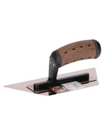 Кельма трапеция с ручкой кожа алькантара Olejnik Premium / Олейник