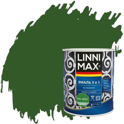 Эмаль по ржавчине 3 в 1 Linnimax / Линнимакс