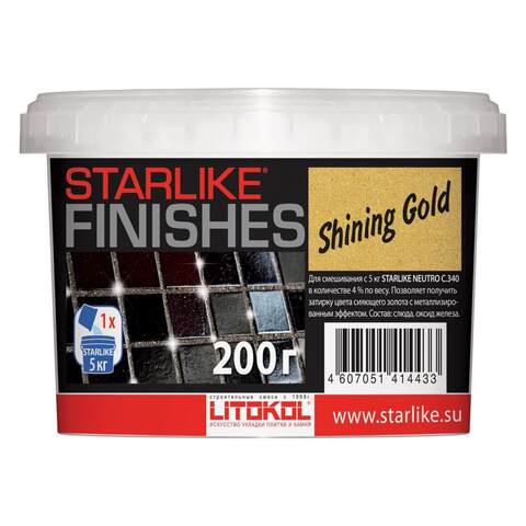 Декоративная добавка в затирку Litokol Starlike®Finishes / Литокол Старлайк Финиш