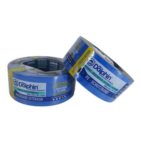 Лента малярная универсальная для наружных работ Blue Dolphin / Блю Долфин