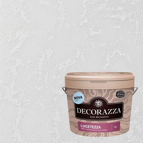 Декоративная штукатурка с эффектом песчаных вихрей Decorazza Lucetezza Nova / Лючетецца Нова