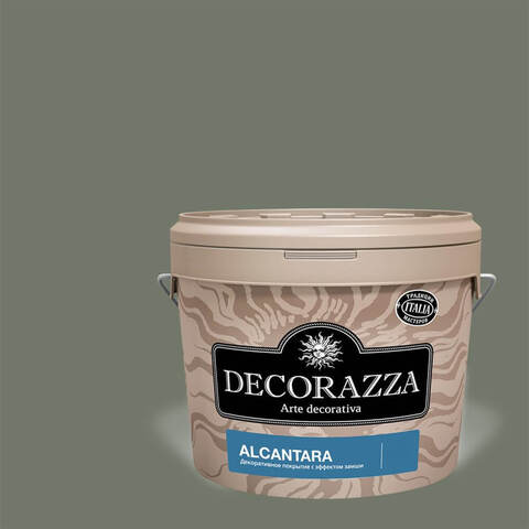 Декоративная штукатурка с эффектом замши и нубука Decorazza Alcantara / Декорацца Алькантара