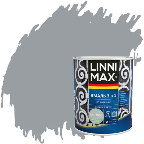 Эмаль по ржавчине 3 в 1 Linnimax / Линнимакс