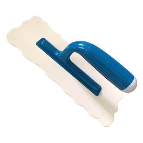 Кельма пластиковая прямоугольная с крупным волнистым краем Makler D2812H / Маклер