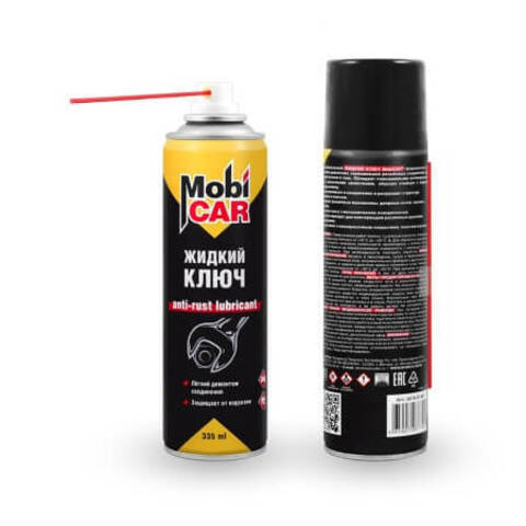 Смазка аэрозольная профессиональная Жидкий ключ MobiCAR / Мобикар