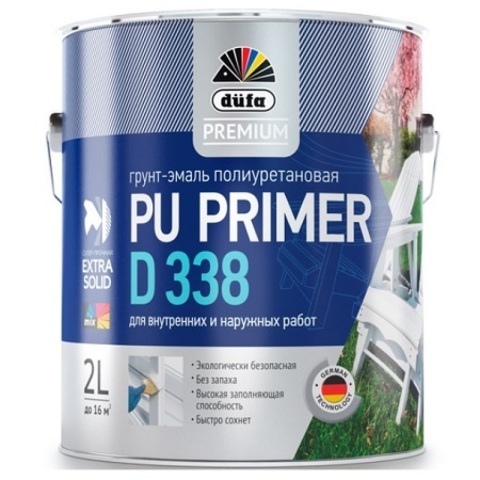 Грунт эмаль полиуретановая Dufa Premium PU-Primer D338 / Дюфа Премиум ПУ Праймер
