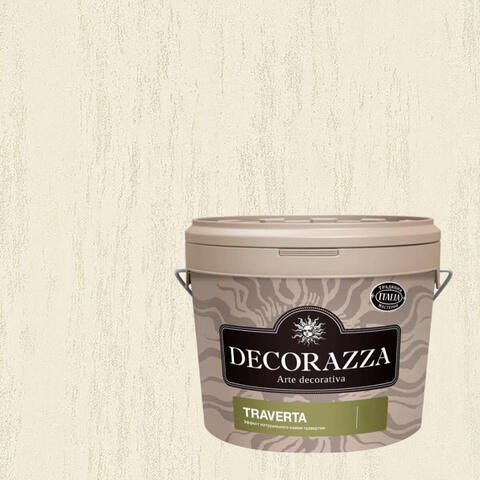 Декоративная штукатурка с эффектом камня травертина Decorazza Traverta / Декорацца Траверта
