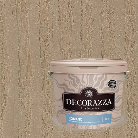 Декоративная штукатурка с эффектом камня травертина Decorazza Romano / Декорацца Романо