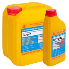 Добавка эластичная в растворы и стяжки Sika Latex / Зика Латекс