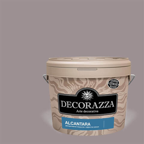 Декоративная штукатурка с эффектом замши и нубука Decorazza Alcantara / Декорацца Алькантара
