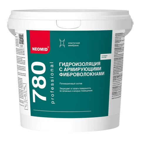 Гидроизоляция с армирующими фиброволокнами Neomid 780 / Неомид