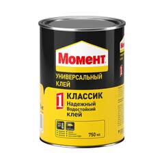 Клей универсальный водостойкий Момент Классик 1