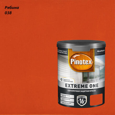 Краска сверхпрочная для деревянных фасадов Pinotex Extreme One / Пинотекс Экстрим Уан