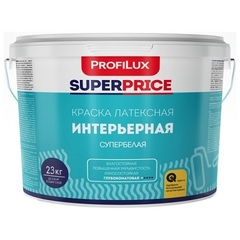 Краска латексная интерьерная Profilux Superprice / Профилюкс Суперпрайс