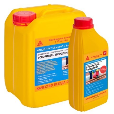 Добавка в растворы для ускорения твердения Sika Sikament 1 Rapid / Зика Зикамент 1 Рапид