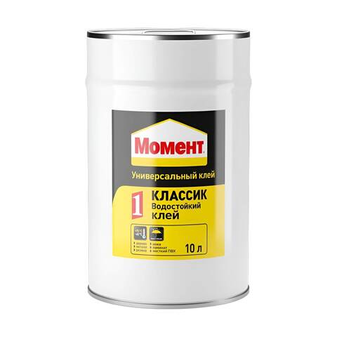 Клей универсальный водостойкий Момент Классик 1