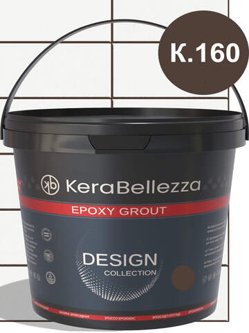 Затирка для плитки двухкомпонентная на эпоксидной основе KeraBellezza Design / Керабеллецца