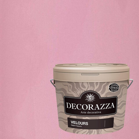 Декоративная штукатурка с эффектом мягкого нежного бархата Decorazza Velours / Декорацца Велюр