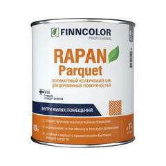 Лак паркетный Finncolor Rapan Parquet / Финнколор Рапан Паркет полуматовый