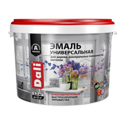 Эмаль универсальная акриловая глянцевая Dali / Дали