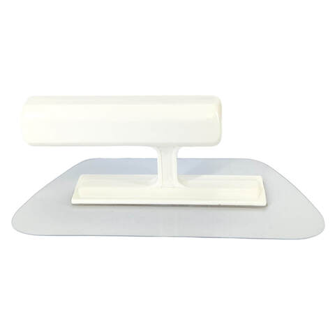 Кельма венецианская пластиковая трапециевидная мягкая прозрачная STMDecor D1159R / СТМДекор