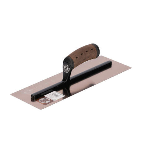 Кельма прямая с ручкой алькантара Olejnik Premium Gold Line Alcantara / Олейник