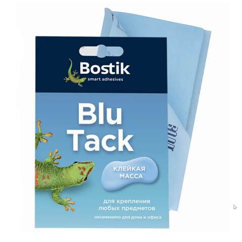 Клейкая масса для крепления различных предметов Bostik Blue Tack / Бостик Блю Так