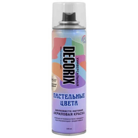 Краска акриловая универсальная Decorix Пастельные цвета / Декорикс